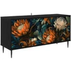 TV staliukas Televizoriaus spintelė LOCHEM 102 x 33 x 51 cm Juodojo ąžuolo
