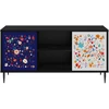 TV staliukas Televizoriaus spintelė MAINZ 102 x 33 x 51 cm Juodojo ąžuolo