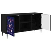TV staliukas Televizoriaus spintelė MAINZ 102 x 33 x 51 cm Juodojo ąžuolo