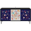 TV staliukas Televizoriaus spintelė MAINZ 102 x 33 x 51 cm Juodojo ąžuolo
