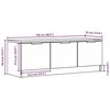 TV staliukas Televizoriaus spintelė, medienos 102x35x36,5cm apdirbta mediena