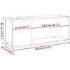 TV staliukas televizoriaus spintelė Old Wood 80x24x32cm Engineered Wood
