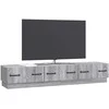 TV staliukas Televizoriaus spintelė Pilka sonoma ąžuolo 147 x 34,5 x 27 cm