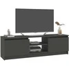 TV staliukas Televizoriaus spintelė, pilka, 120x30x35,5cm, apdirbta mediena