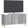 TV staliukas Televizoriaus spintelė Pilka sonoma ąžuolo 99 x 34,5 x 50 cm