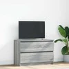 TV staliukas Televizoriaus spintelė, pilka ąžuolo, 80x35x54 cm, mediena