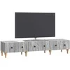 TV staliukas Televizoriaus spintelė Pilka sonoma ąžuolo 147 x 34,5 x 30 cm