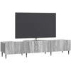 TV staliukas Televizoriaus spintelė Pilka sonoma ąžuolo 147 x 34,5 x 32 cm