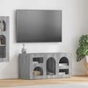 TV staliukas Televizoriaus spintelė Pilkas Sonoma 80 x 35 x 40 cm