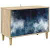 TV staliukas Televizoriaus spintelė RAALTE 69 x 33 x 50 cm Sonoma ąžuolo