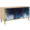 TV staliukas Televizoriaus spintelė RAALTE 102 x 33 x 50 cm Sonoma ąžuolo