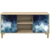 TV staliukas Televizoriaus spintelė RAALTE 102 x 33 x 50 cm Sonoma ąžuolo
