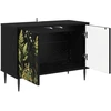 TV staliukas Televizoriaus spintelė RHENEN 69 x 33 x 50,5 cm Juodojo ąžuolo