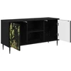TV staliukas Televizoriaus spintelė RHENEN 102 x 33 x 51 cm Juodojo ąžuolo