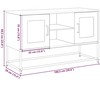 TV staliukas Televizoriaus spintelė, rožinė, 100,5x39x60,5cm, plienas