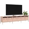 TV staliukas Televizoriaus spintelė, rožinės, 202x39x43,5 cm, plienas