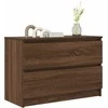TV staliukas Televizoriaus spintelė, ruda ąžuolo, 80x35x54 cm, mediena