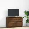 TV staliukas Televizoriaus spintelė, ruda ąžuolo, 80x35x54 cm, mediena