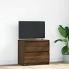 TV staliukas Televizoriaus spintelė, ruda ąžuolo, 60x35x54 cm, mediena