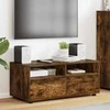 TV staliukas Televizoriaus spintelė Rūkyta ąžuolas 100 x 48 x 43 cm