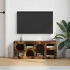 TV staliukas Televizoriaus spintelė Rūkyta ąžuolas 100 x 35 x 40 cm