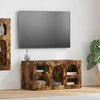 TV staliukas Televizoriaus spintelė Rūkyta ąžuolas 80 x 35 x 40 cm