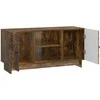 TV staliukas Televizoriaus spintelė 102 x 34,5 x 50 cm Dūminio ąžuolo