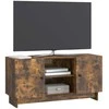 TV staliukas Televizoriaus spintelė 102 x 34,5 x 50 cm Dūminio ąžuolo