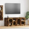 TV staliukas Televizoriaus spintelė Rūkyta ąžuolas 100 x 35 x 40 cm