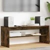 TV staliukas Televizoriaus spintelė Rūkyta ąžuolas 100 x 35 x 40 cm