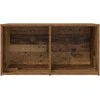 TV staliukas TV spintelių komplektas Ruda 72 x 35 x 37 cm Apdirbta mediena