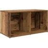 TV staliukas TV spintelių komplektas Ruda 72 x 35 x 37 cm Apdirbta mediena