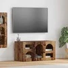 TV staliukas Televizoriaus spintelė Senas medis 80 x 35 x 40 cm