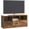 TV staliukas Televizoriaus spintelė Sendintos medienos 102 x 34,5 x 47 cm