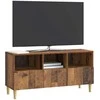 TV staliukas Televizoriaus spintelė Sendintos medienos 102 x 34,5 x 50 cm