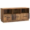 TV staliukas Televizoriaus spintelė Sendintos medienos 102 x 34,5 x 47 cm