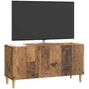 TV staliukas Televizoriaus spintelė Sendintos medienos 99 x 34,5 x 50 cm