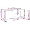 TV staliukas Televizoriaus spintelė 104 x 35 x 50 cm Senovinis medis
