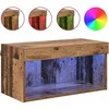 TV staliukas TV spintelių komplektas su LED Senovinis medis 60 x 30 x 30 cm