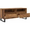 TV staliukas Televizoriaus spintelė Senovinis medis 100 x 34,5 x 44,5 cm