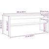 TV staliukas Televizoriaus spintelė 100 x 30 x 40 cm Sonoma ąžuolas
