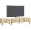 TV staliukas Televizoriaus spintelė Sonoma ąžuolas 147 x 34,5 x 30 cm