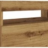 TV staliukas Televizoriaus spintelė su LED, artisano, 60x35x40cm, mediena