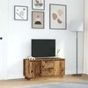 TV staliukas Televizoriaus spintelė su LED, medienos, 100x41x50 cm
