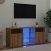 TV staliukas televizoriaus spintelė su LED lemputėmis Artisan ąžuolas
