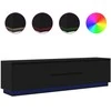 TV staliukas Televizoriaus spintelė su LED apšvietimu, 193,5x41x50 cm