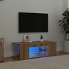 TV staliukas televizoriaus spintelė su LED lemputėmis Artisan ąžuolas