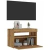 TV staliukas Televizoriaus spintelė su LED, artisano, 60x35x40cm, mediena