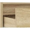 TV staliukas Televizoriaus spintelė su LED apšvietimu, ąžuolo, 75x35,5x25 cm