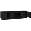 TV staliukas Televizoriaus spintelė su LED Juodas ąžuolas 180 x 38 x 49 cm